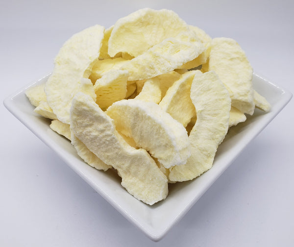 Shelf2Table's Freeze Dried Apples - Sliced Golden Delicious www.Shelf2Table.com