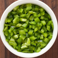 Freeze Dried Green Peppers Diced